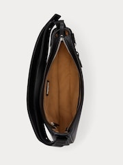 črna - Lauren Ralph Lauren Tasha Leather Shoulder Bag - Slika 4 iz 5
