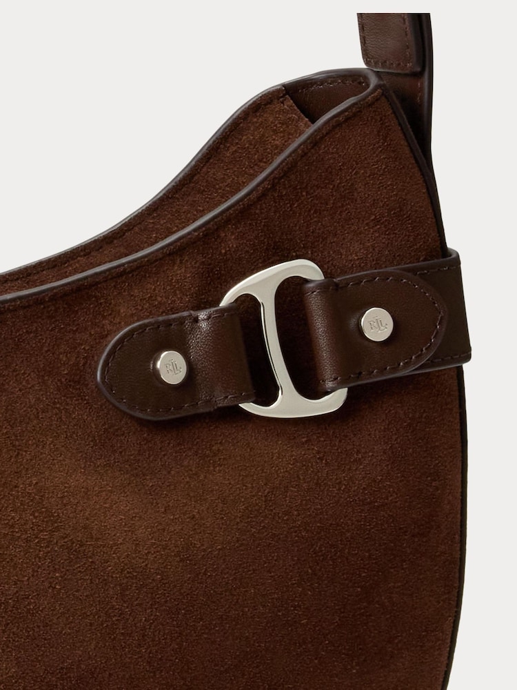 Lauren Ralph Lauren Brown Tasha Leather Shoulder Bag - Image 5 of 5 Lauren Ralph Lauren Brown Tasha Leather Shoulder Bag - Image 5 of 5