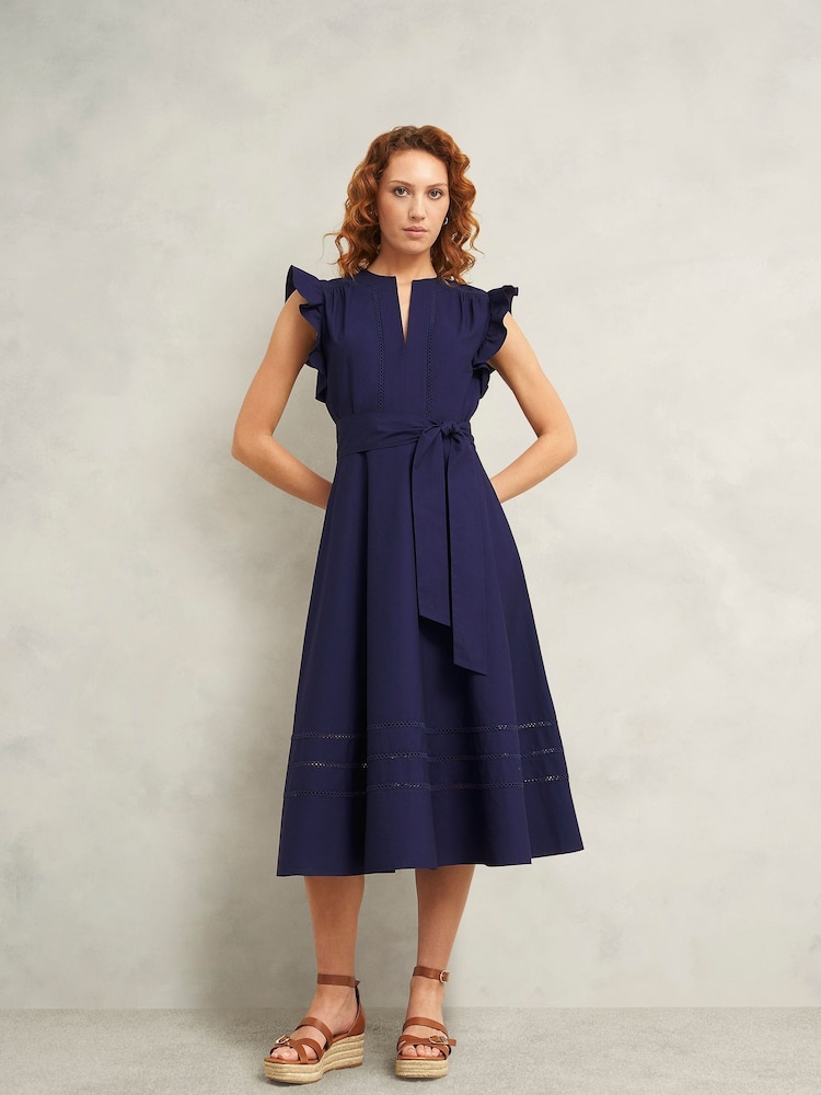 Hobbs Blue Vanessa Dress - Image 1 of 4