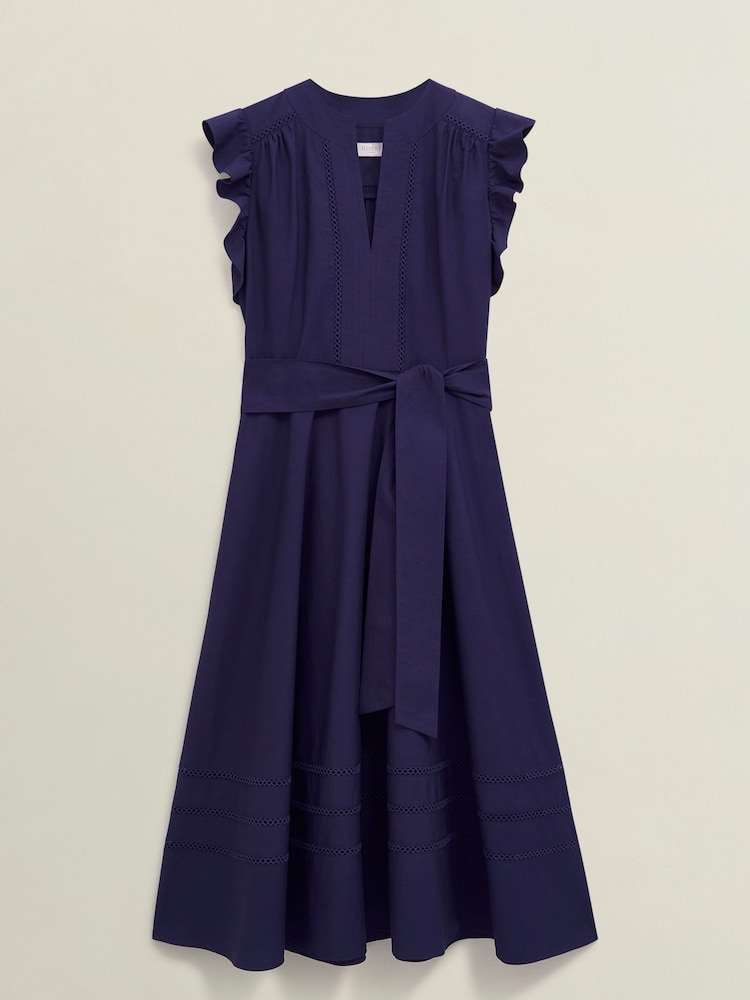Hobbs Blue Vanessa Dress - Image 4 of 4