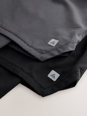 črna - Aktivno 2-v-1 Kratke hlače 2 Komplet - Slika 11 iz 11