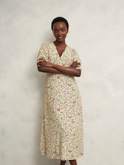 Hobbs White Petite Santana Dress - Image 1 of 4