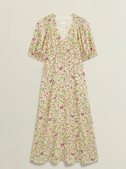 Hobbs White Petite Santana Dress - Image 4 of 4