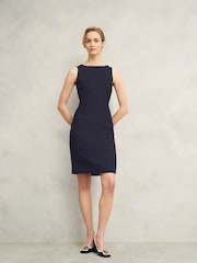 Hobbs Blue Adrian Tweed Dress - Image 1 of 4