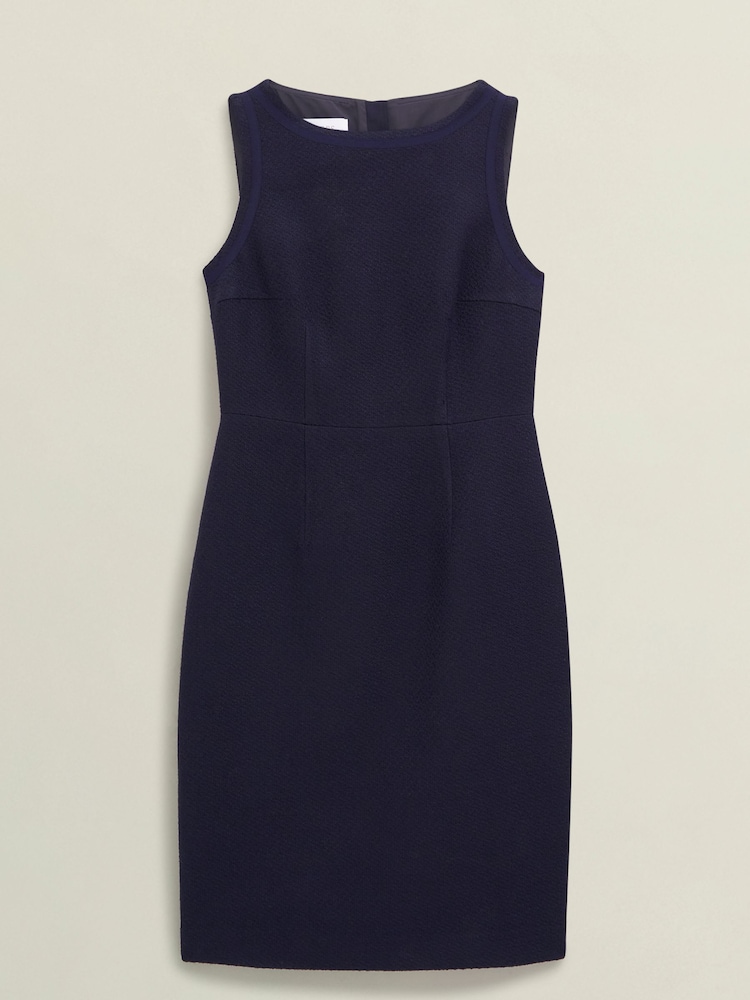 Hobbs Blue Adrian Tweed Dress - Image 4 of 4