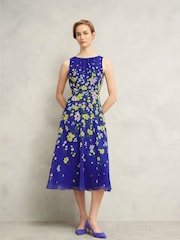 Hobbs Blue Carly Dress - Image 1 of 4