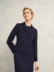 Hobbs Blue Adrian Tweed Jacket - Image 1 of 4
