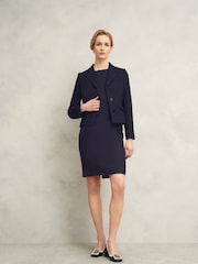 Hobbs Blue Adrian Tweed Jacket - Image 2 of 4