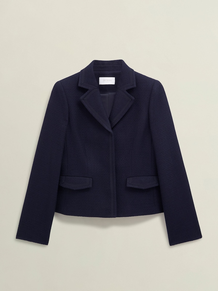 Hobbs Blue Adrian Tweed Jacket - Image 4 of 4