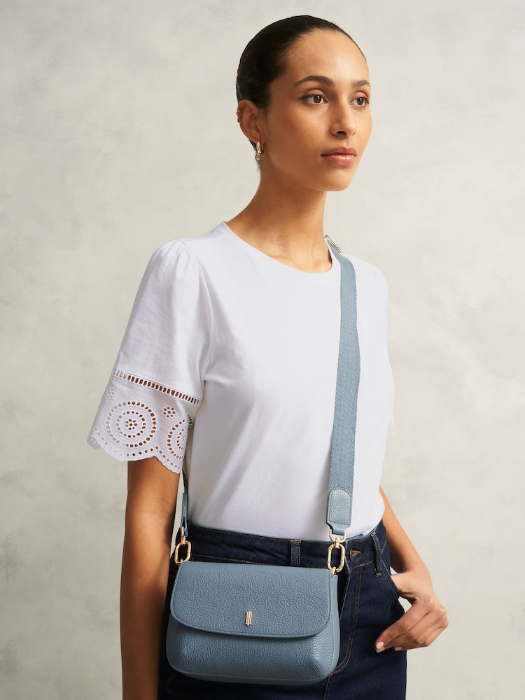 Hobbs Blue Berwick Cross-Body Bag - Image 2 of 3