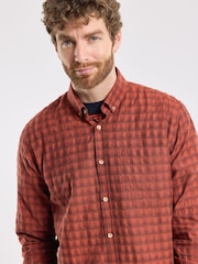 Armor Lux Heritage Regular Fit Long Sleeve Cotton Shirt - Image 4 of 5