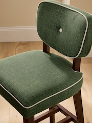 Nina Campbell Carmel Green Ashburn Bar Stool - Image 6 of 7