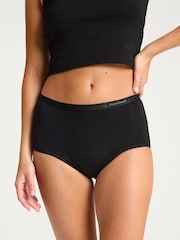 ModiBodi Black Classic Full Brief Moderate Heavy Knickers - Image 5 of 6
