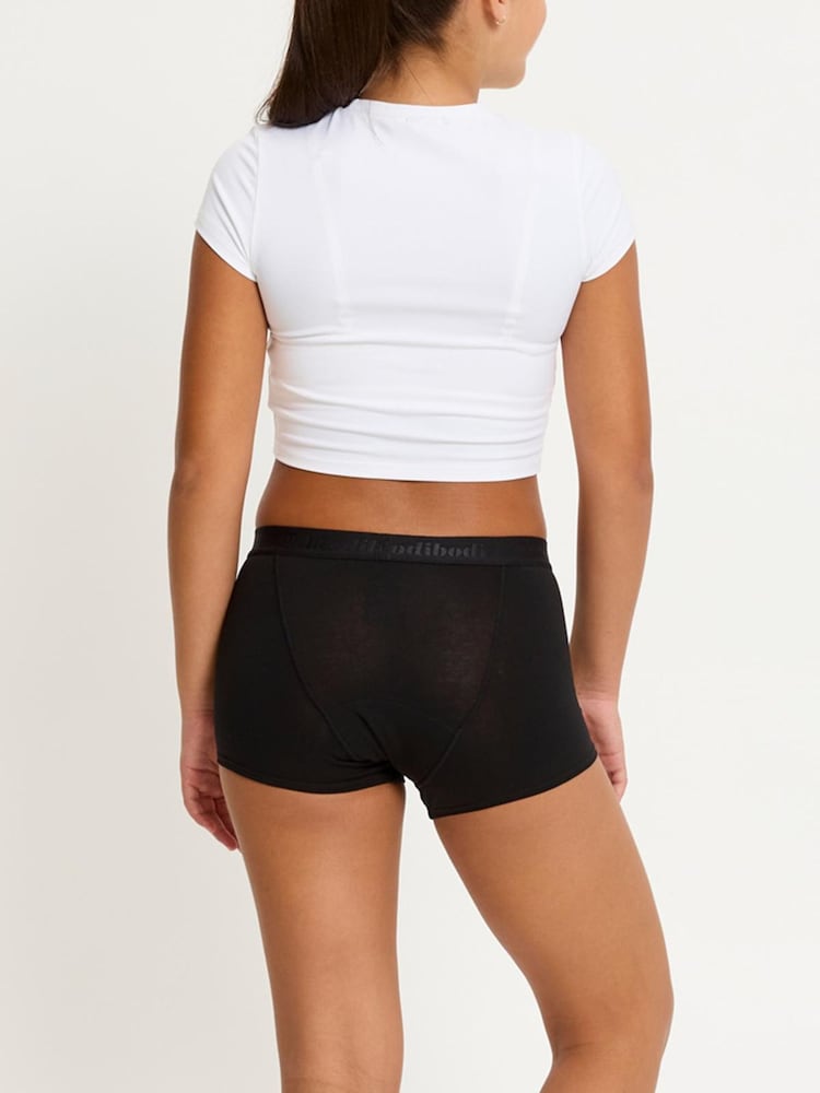 ModiBodi Black Boy Teen Hipster Moderate Heavy Shorts - Image 2 of 5