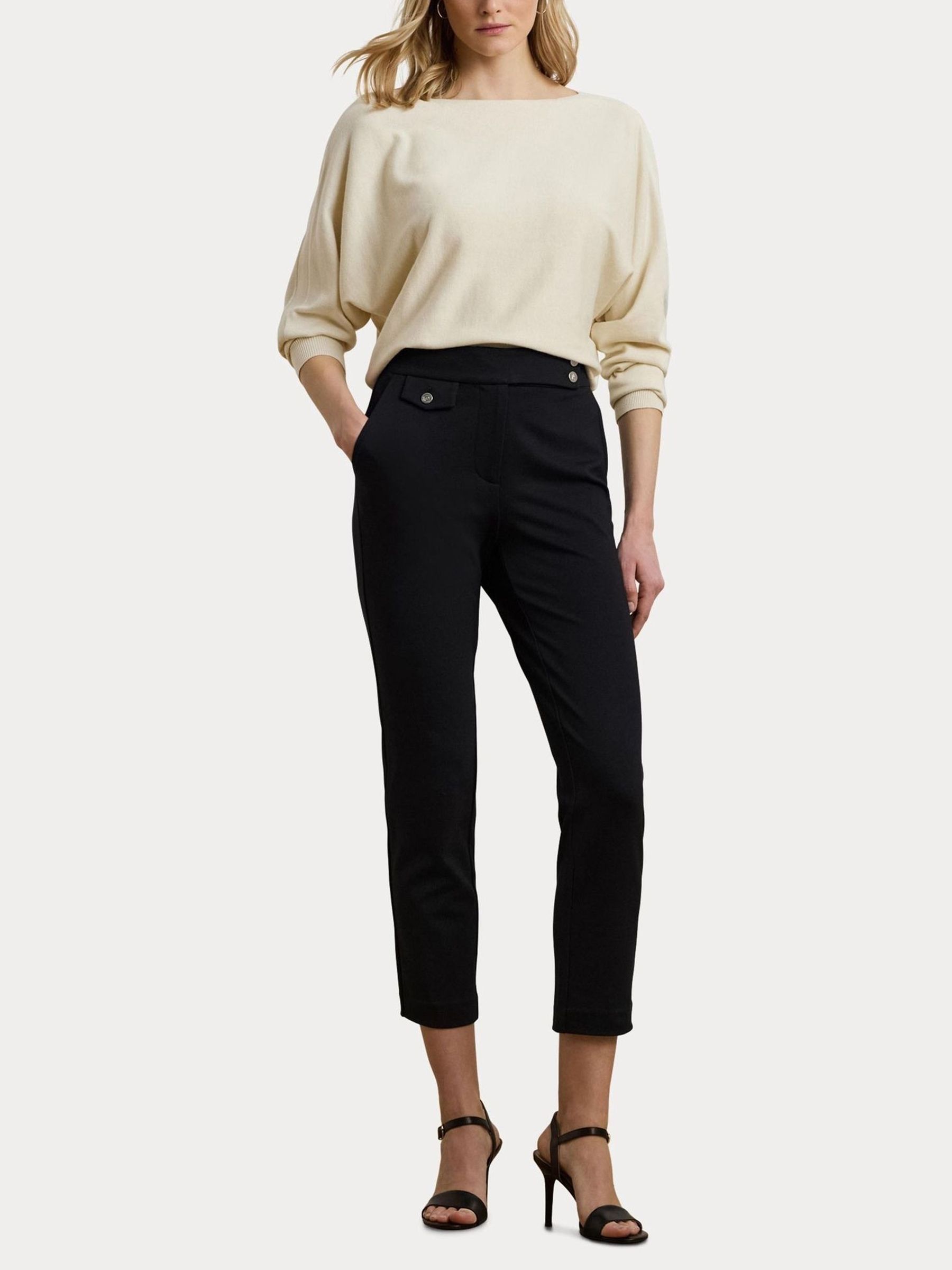 購買Lauren Ralph Lauren Zinleah Ponte Ankle Trousers from Next