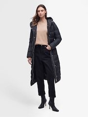 Barbour® International Trackline Puffer Black Coat - Image 2 of 8