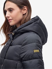 Barbour® International Trackline Puffer Black Coat - Image 5 of 8