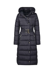 Barbour® International Trackline Puffer Black Coat - Image 7 of 8