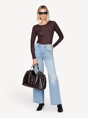 ANINE BING Brown Medium Kate Tote Bag - Image 1 of 5