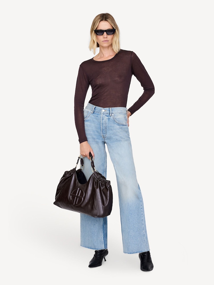 ANINE BING Brown Medium Kate Tote Bag - Image 1 of 5