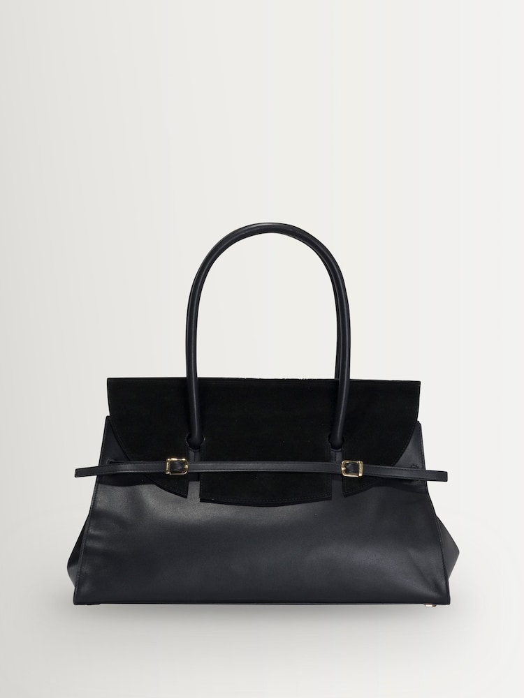 Simkhai Black River Suede Shoulder Bag - Image 2 of 5