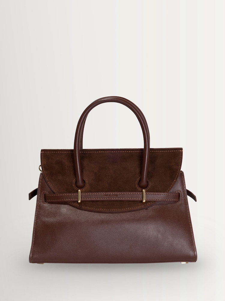 Simkhai Brown River Suede Shoulder Bag - Image 1 of 6