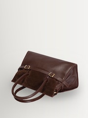 Simkhai Brown River Suede Shoulder Bag - Image 2 of 6