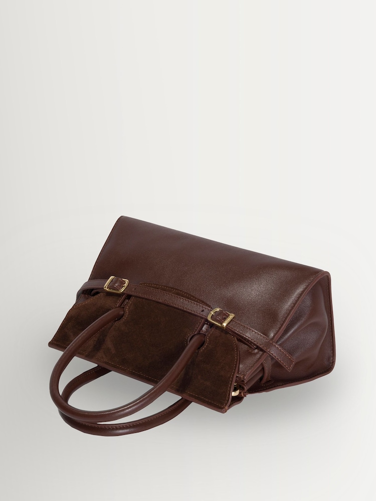 Simkhai Brown River Suede Shoulder Bag - Image 2 of 6