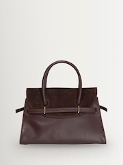 Simkhai Brown River Suede Shoulder Bag - Image 3 of 6