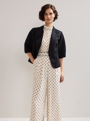 Phase Eight Cream Petite Marilee Jumpsuit - Image 6 of 7