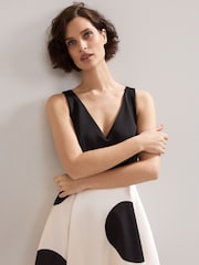 Phase Eight Black Delie Spot Dress - Image 7 of 8