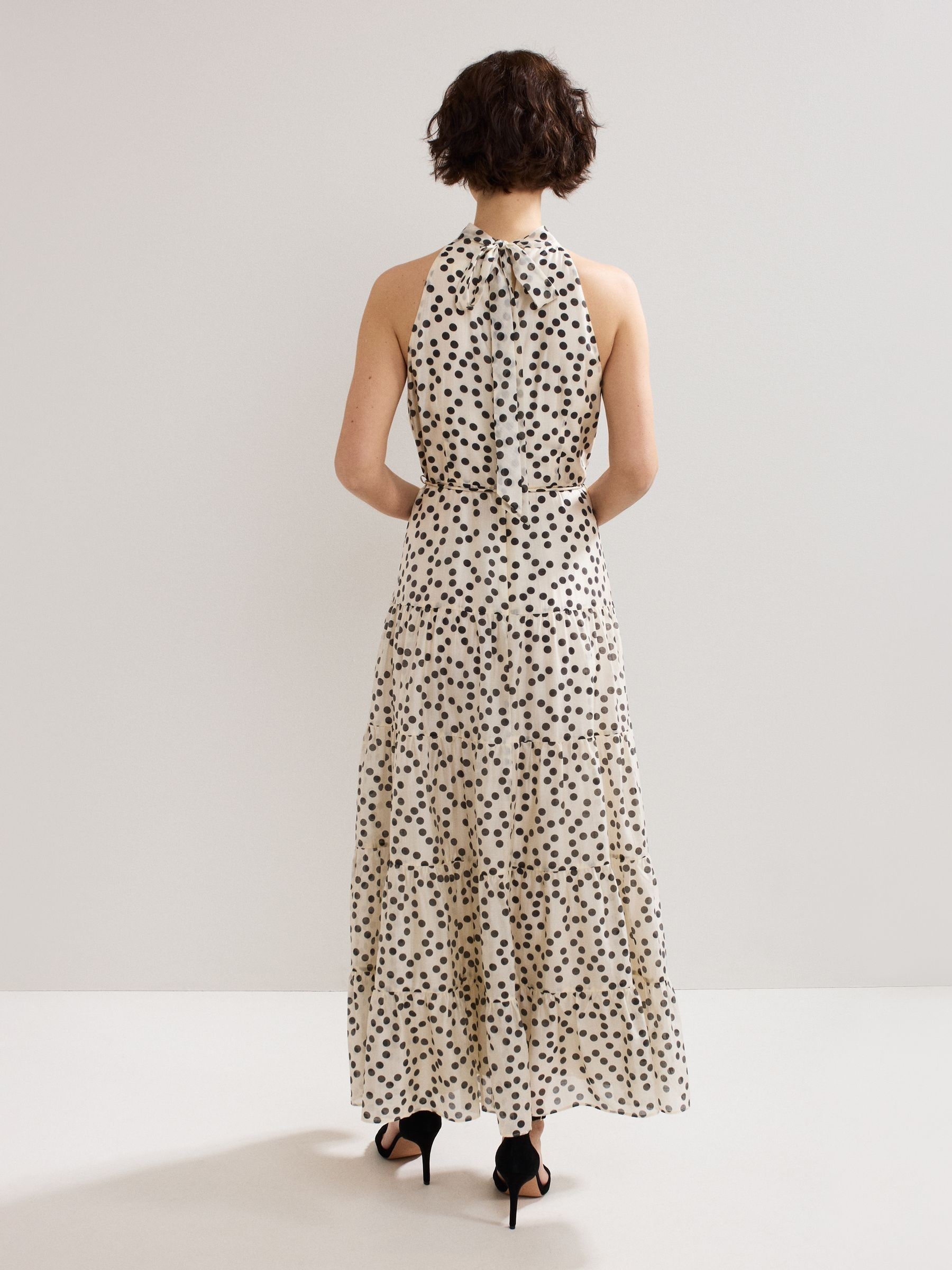Buy Phase Eight White Nita Spot Maxi Dress from the Next UK