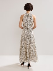 Phase Eight White Nita Spot Maxi Dress - Image 3 of 8
