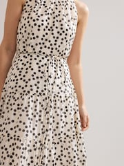 Phase Eight White Nita Spot Maxi Dress - Image 7 of 8
