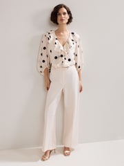 Phase Eight Pink Jaqlyn Spot Blouse - Image 3 of 7