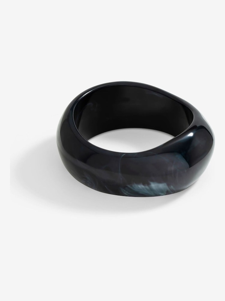 Mood Blue Resin Statement Stacker Bracelet - Imagen 1 de 2