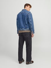 JACK & JONES Black Alex Baggy Fit Jeans - Image 3 of 5