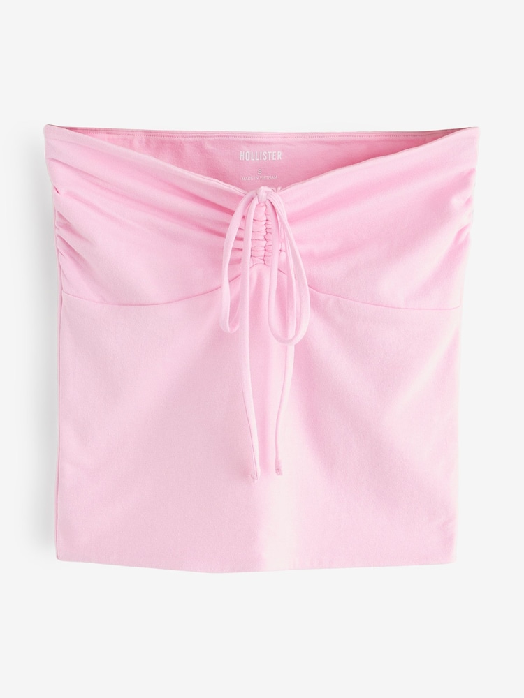 Hollister Cotton Bandeau Tie Front Top - Image 1 of 1