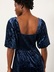 FatFace Velvet Midi Dress - Imagen 2 de 6