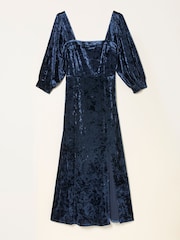 FatFace Velvet Midi Dress - Imagen 6 de 6