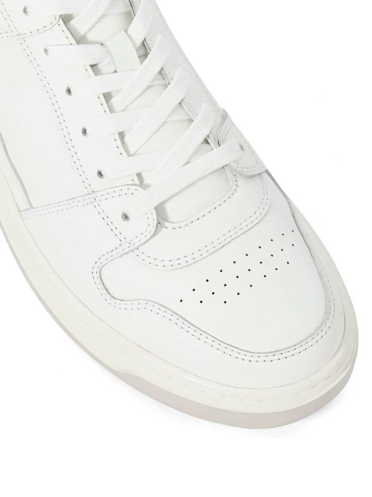 Dune London White Til Premium Court Trainers - Image 6 of 6