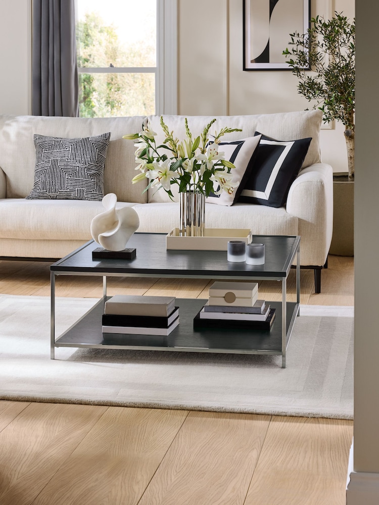 Sosandar Black Oak Seville Coffee Table - Image 1 of 7