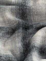 Grey Twin Pocket Long Sleeve Check Overshirt - Image 3 of 3