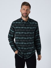 Brown Patchwork Check Long Sleeve Shirt - Image 4 of 6