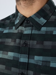 Brown Patchwork Check Long Sleeve Shirt - Image 5 of 6