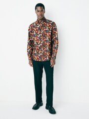 Black Christmas Printed Long Sleeve Shirt - Image 3 of 8