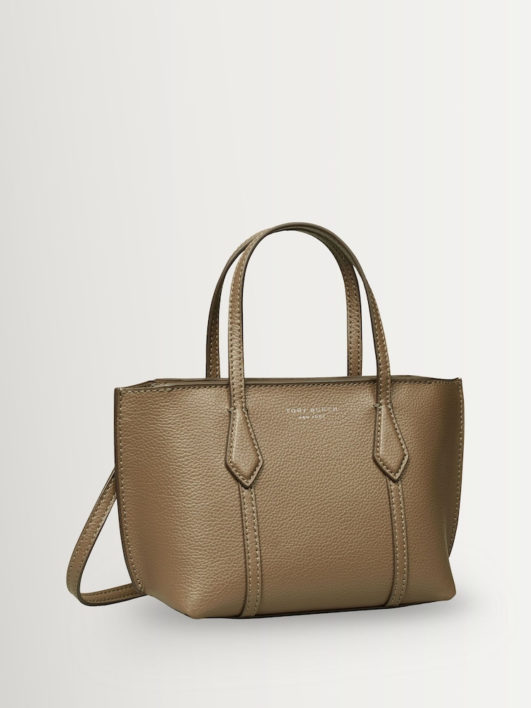 Tory Burch Grey Perry Mini Tote - Image 2 of 4