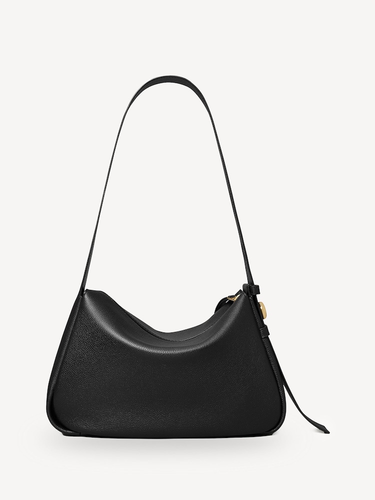 Tory Burch Black Romy Suede Shoulder Bag - Image 2 of 5 Tory Burch Black Romy Suede Shoulder Bag - Image 2 of 5