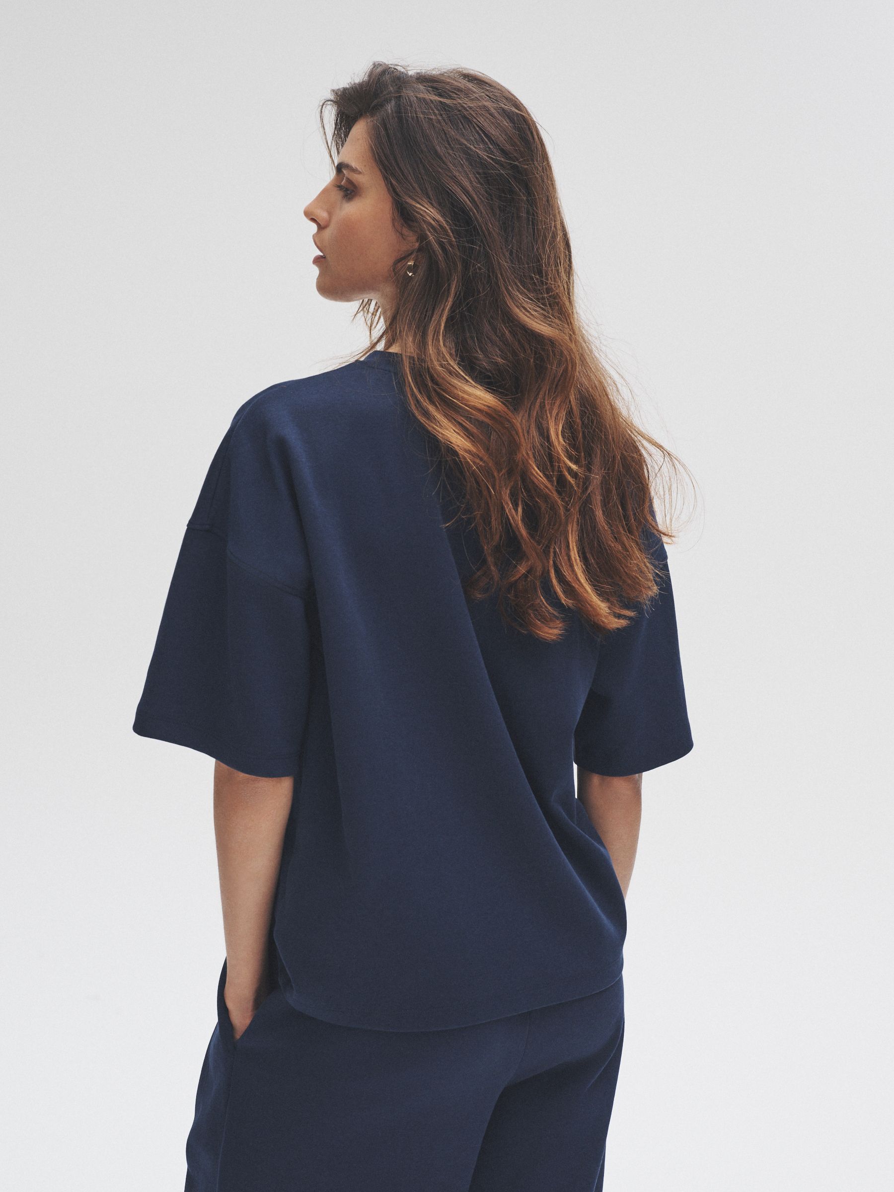 Buy The Set 3 Pack Heavyweight Premium Boxy T-Shirts Navy/ Grey