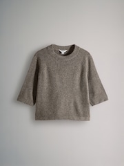 The Set 3 Pack Crew Neck Knitted T-Shirts with Wool - Imagem 4 de 6